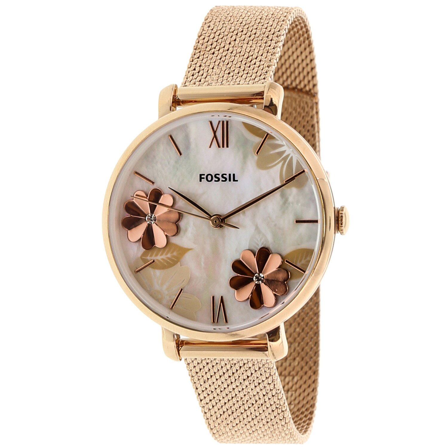 Jam Tangan Fossil Fossil Women Watches Sale Round Rose Gold Fossil