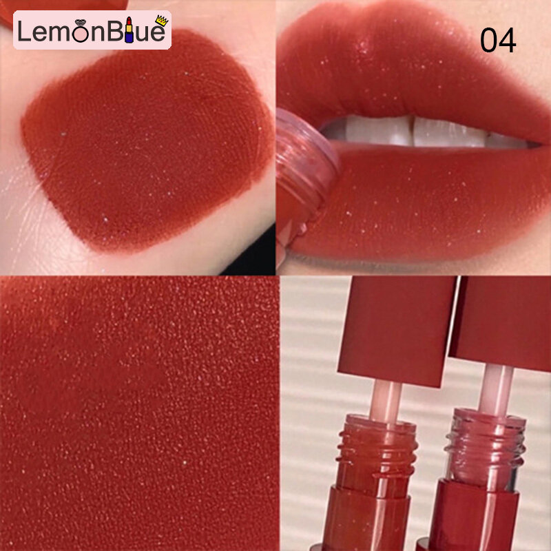 Gambar 6 Colors Waterproof Liquid Lip Glaze Long Lasting Moisturizing Non stick Lips Make Up Mirror Sense Long Lasting Moisturizing Non stick Fashionable Charming Lip Glaze Lip Gloss Lipstick
