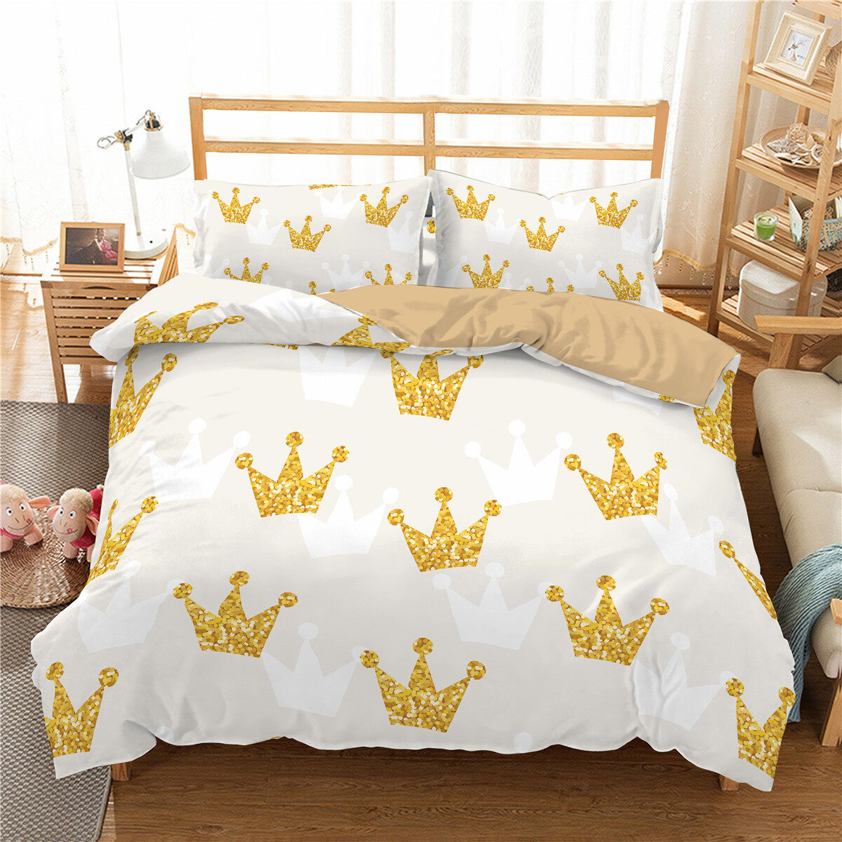 princess crown bedding set