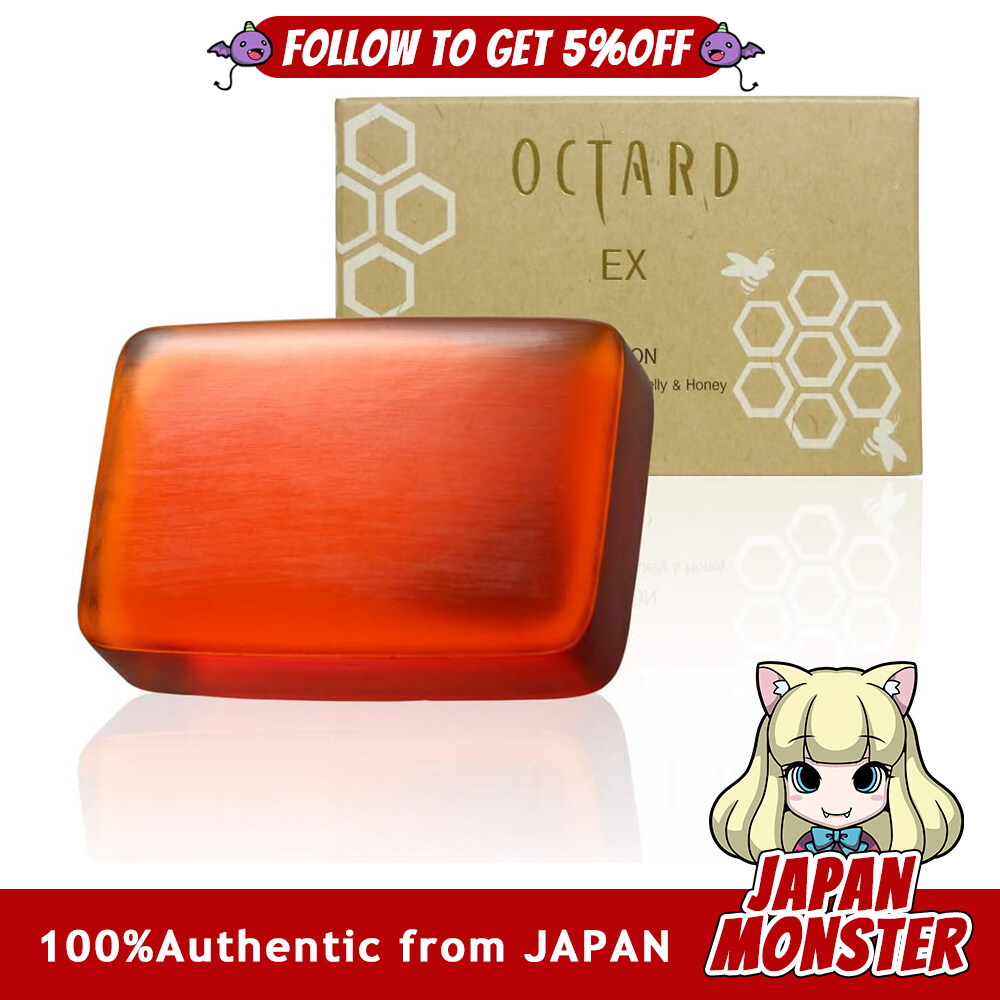 Meiko Octard EX Sabon Rh Facial soap Sabon RH 120g (Facial cleanser royal jelly honey collagen beauty soap dry skin) Japan