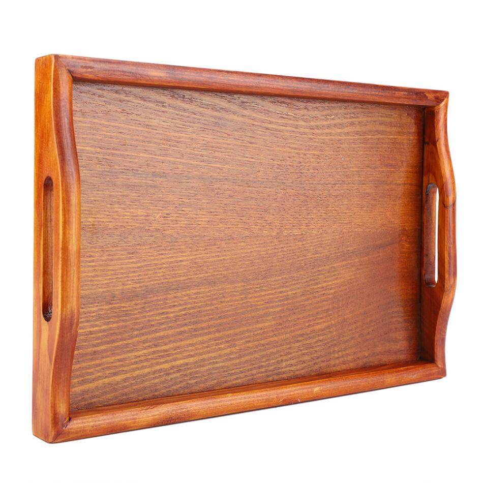 large wooden serving tray