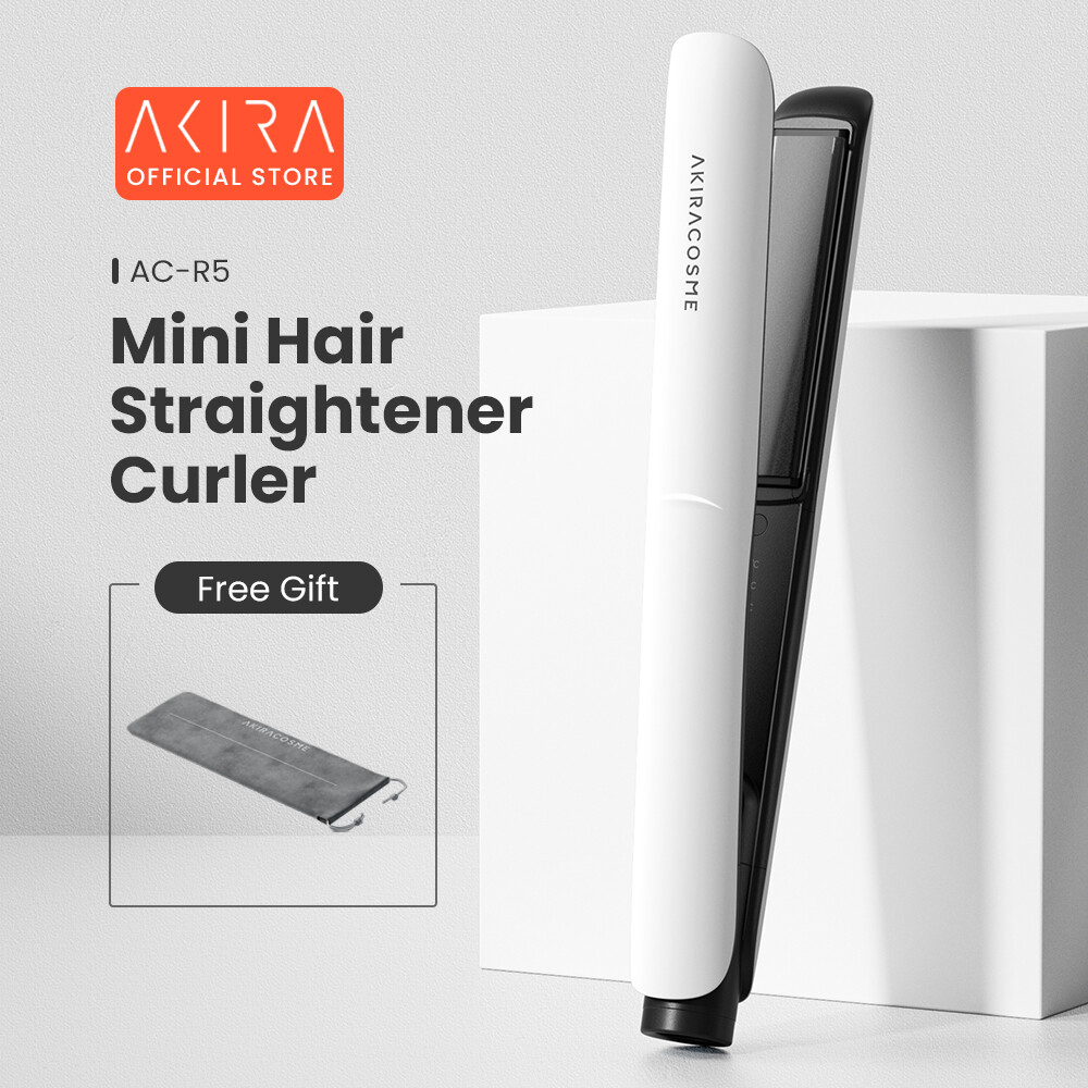 Nhật Bản Akira Máy ép tóc Xách Tay Máy ép tóc Mini Máy ép tóc Curler ion âm Chuyên Nghiệp Máy duỗi Cho tạo kiểu tóc