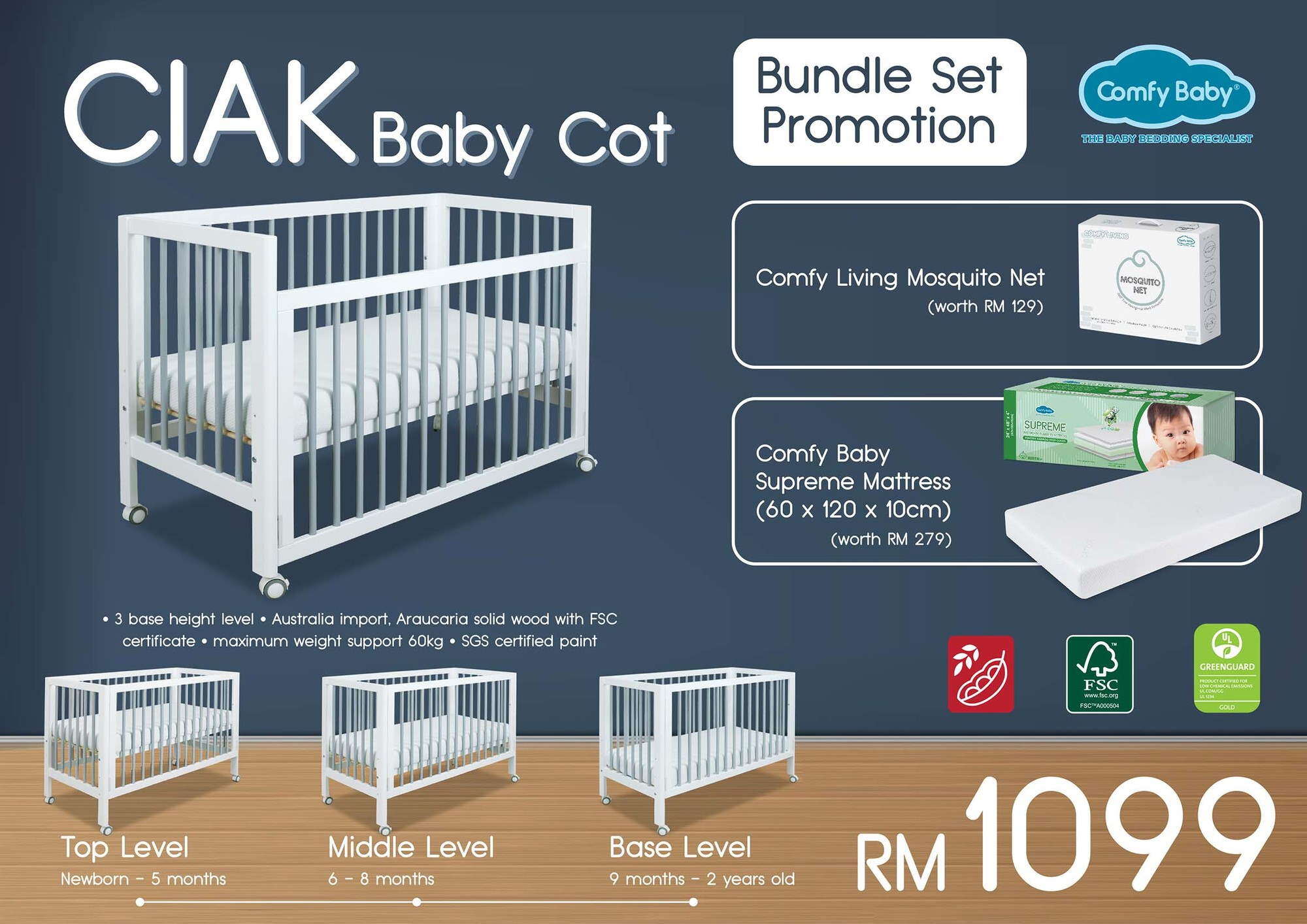 lazada baby cot