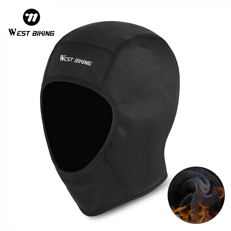 WEST BIKING Mũ Đạp Xe Mùa Đông Mặt Nạ Che Kín Mặt Mũ Bảo Hiểm Xe Máy Xe Đạp Leo Núi Có Thể Giặt Được Lớp Lót Bên Trong Mũ Leo Núi Chạy Bộ Có Vành Mũ Balaclava