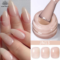 BORN PRETTY 10ml 50 Colors Jelly Nude Pink Gel Nail Art Polish Translucent Semi Permanent Soak Off UV LED Gel Varnish Nail UV Gel Polish Complete Set