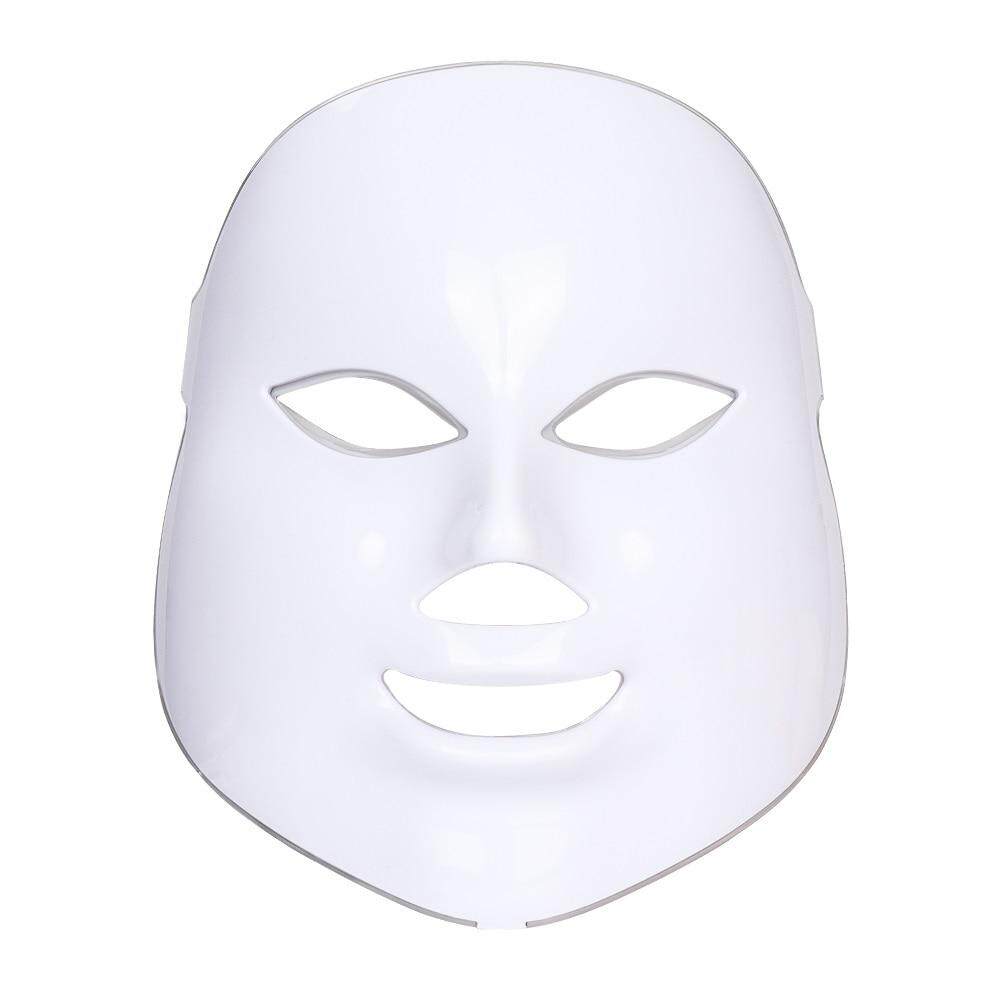 foreverlily Mặt nạ đèn LED 7 màu sử dụng các bước sóng ánh sáng chăm sóc da chống lão hóa tăng sản sinh collagen - INTL