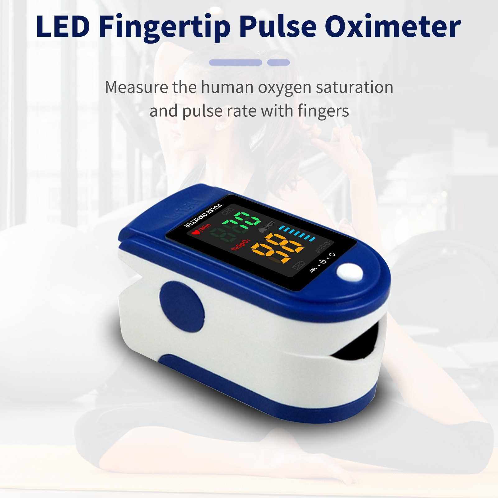 Fingertip Pulse Oximeter Mini SpO2 Monitor Oxygen Saturation Monitor ...