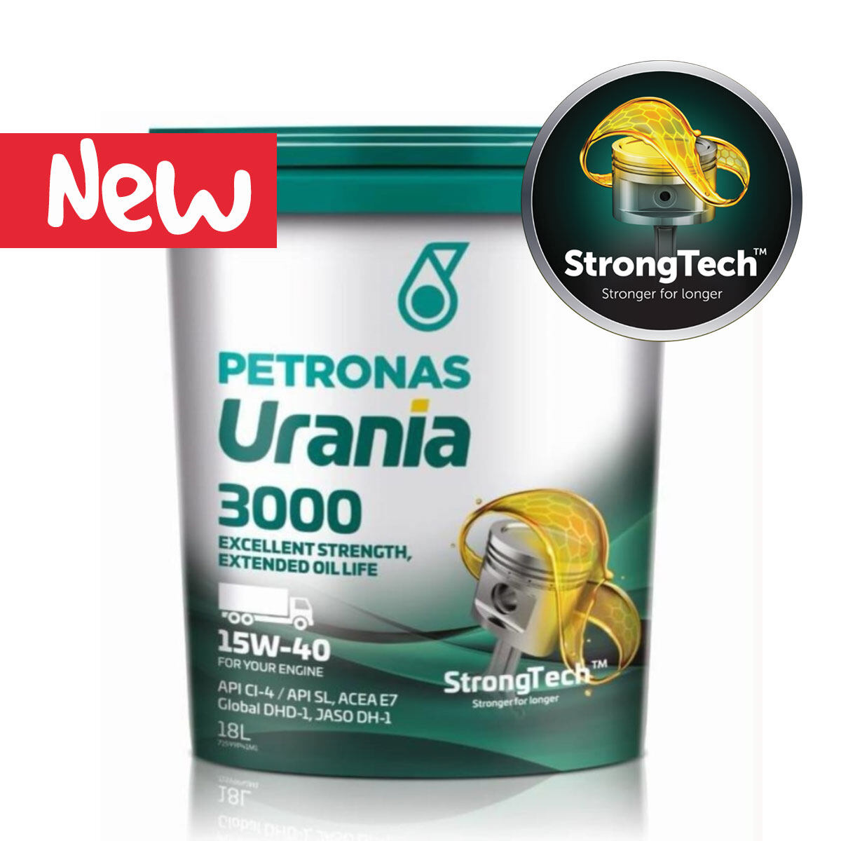 PETRONAS URANIA 3000 E CI4 15W40 18 Liter Price, Reviews WapCar