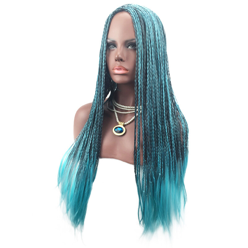 Gambar Women Hair Wig Braided Synthetic Fashion Costume Wigs Cosplay for Descendants 2 Uma