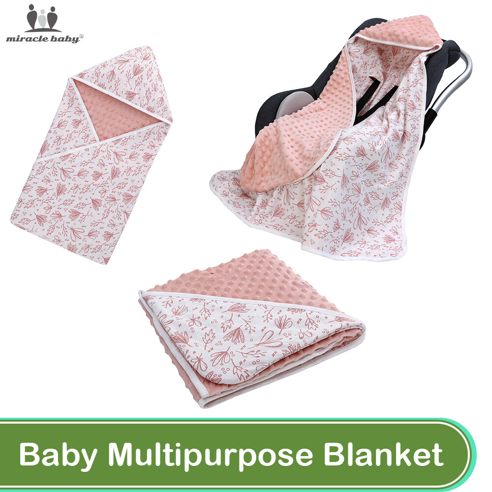 Miracle baby 90 90cm Ready Stock Newborn Baby Infant Swaddle Wrap
