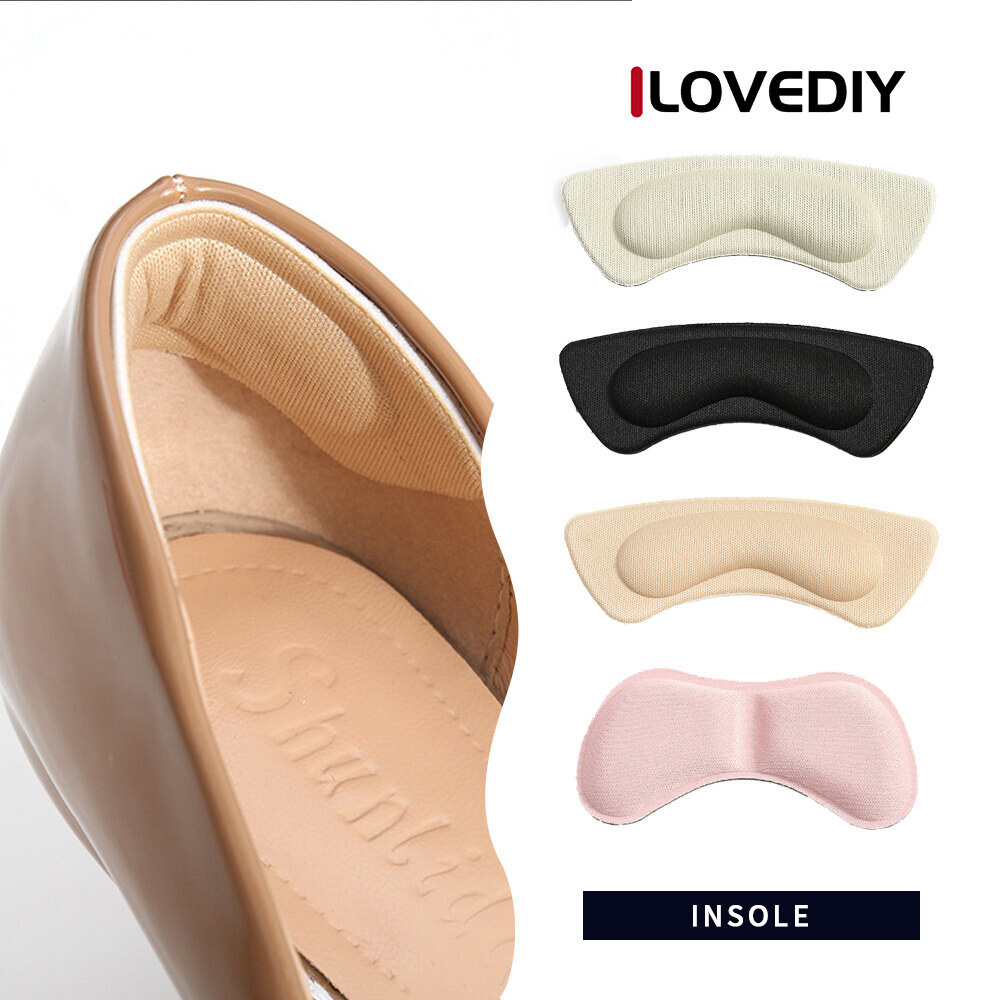 [Ilovediy] Giày lót chống trượt vải dính đệm lót chăm sóc bàn chân dụng cụ bảo vệ cho gót sau cọ xát Giày cao gót lót chèn