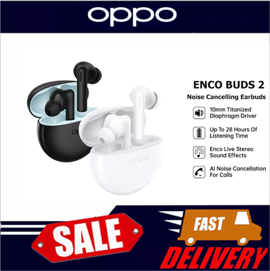Oppo enco tai nghe không dây buds2/air 2i tai nghe thể thao chống ồn bluetooth 5.2 ai