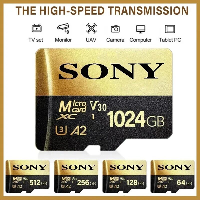 Sony Memory Card Micro SD TF Mini 2000GB C10 High Speed Suitable For Phone Computer ราคา 147 บาท*ส่งฟรี