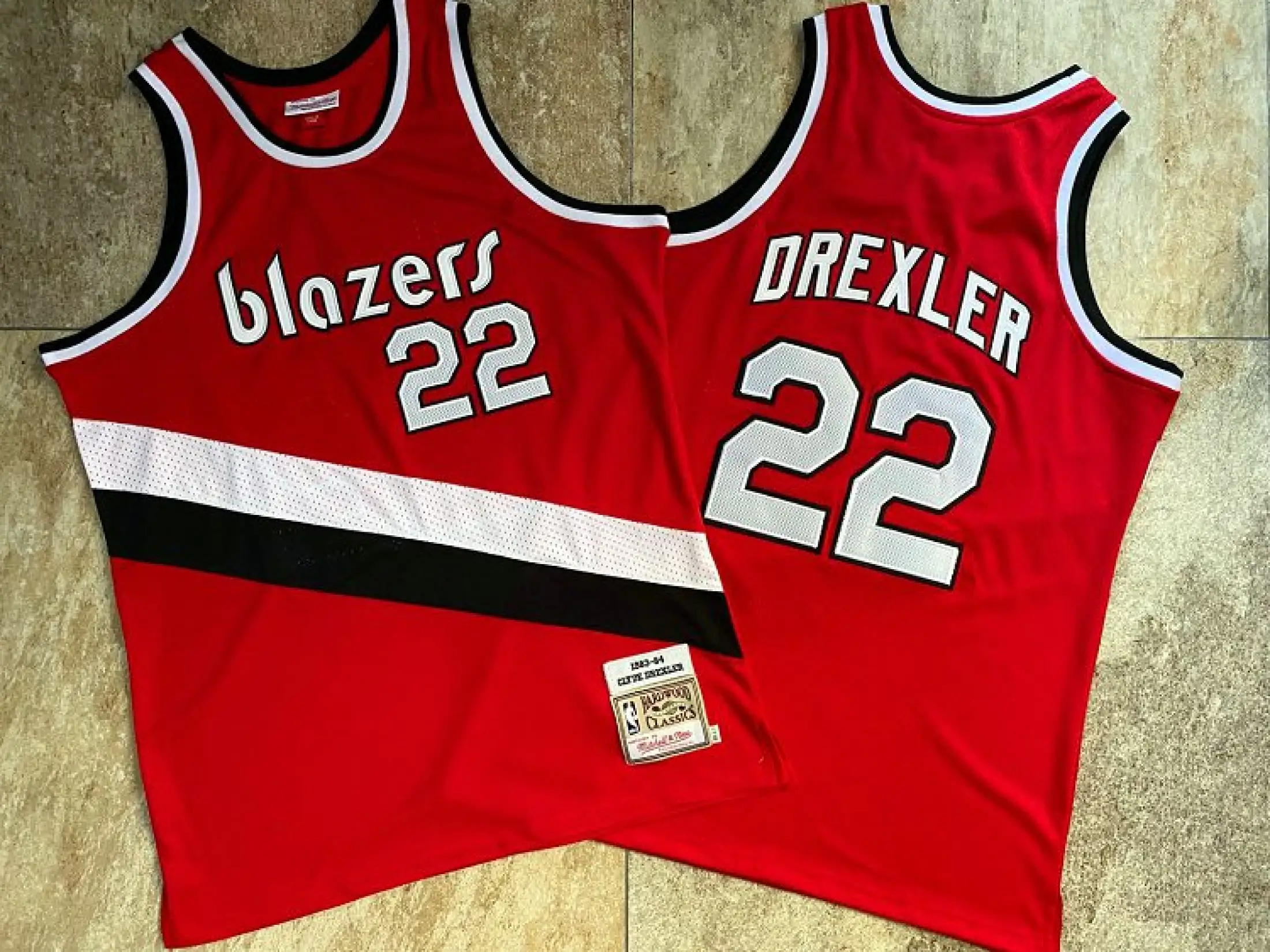 clyde drexler authentic jersey