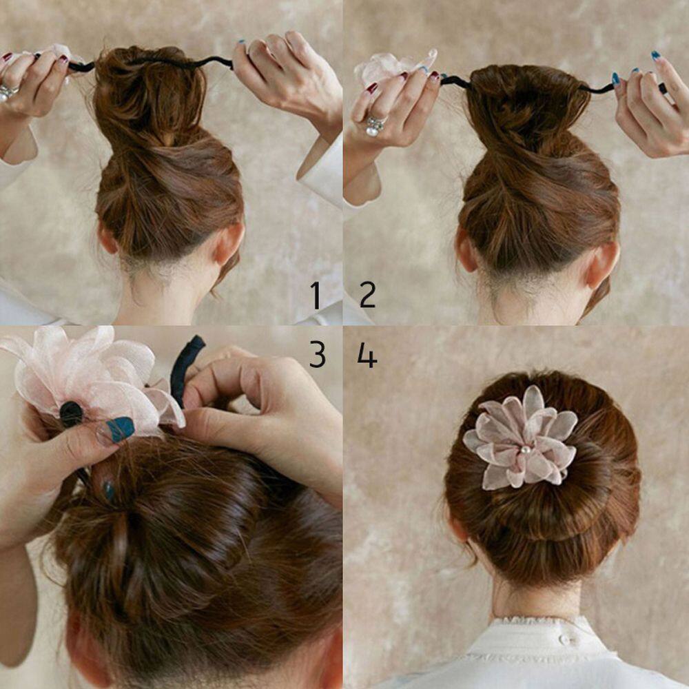 1 Charm Hair Styling Women Twist Tool Cute Hair Bun Hair