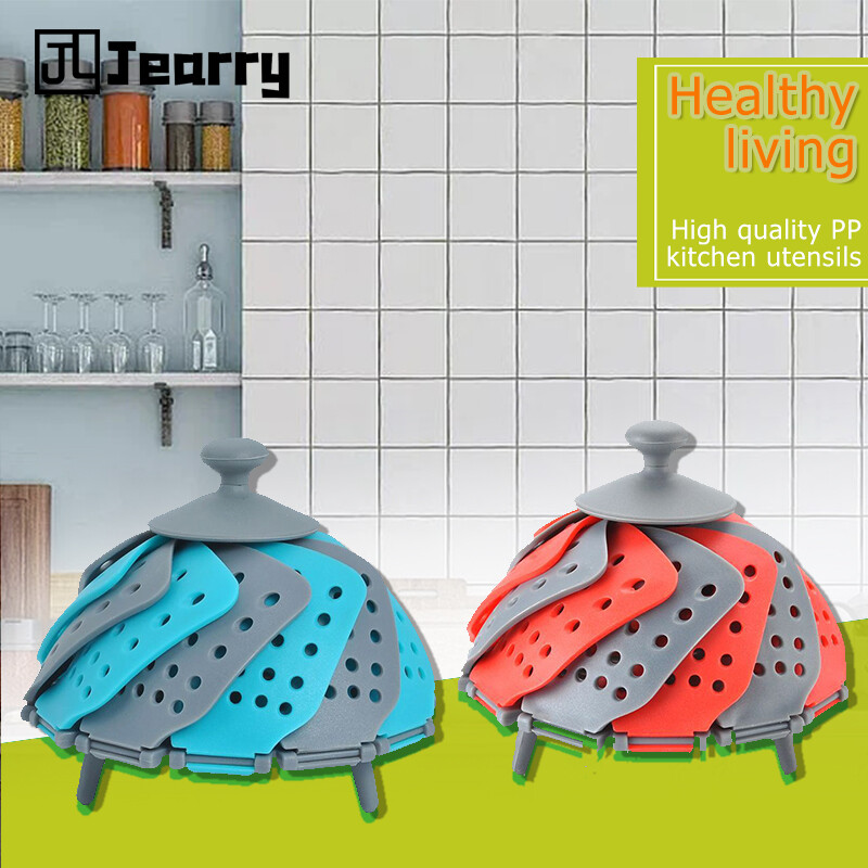 Gambar Jearry Multifunctional Household Food Grade Lazy Steamer Fruit Basket