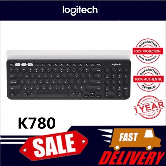 Logitech bàn phím không dây bluetooth đa thiết bị k780 cho windows/mac/android/ios