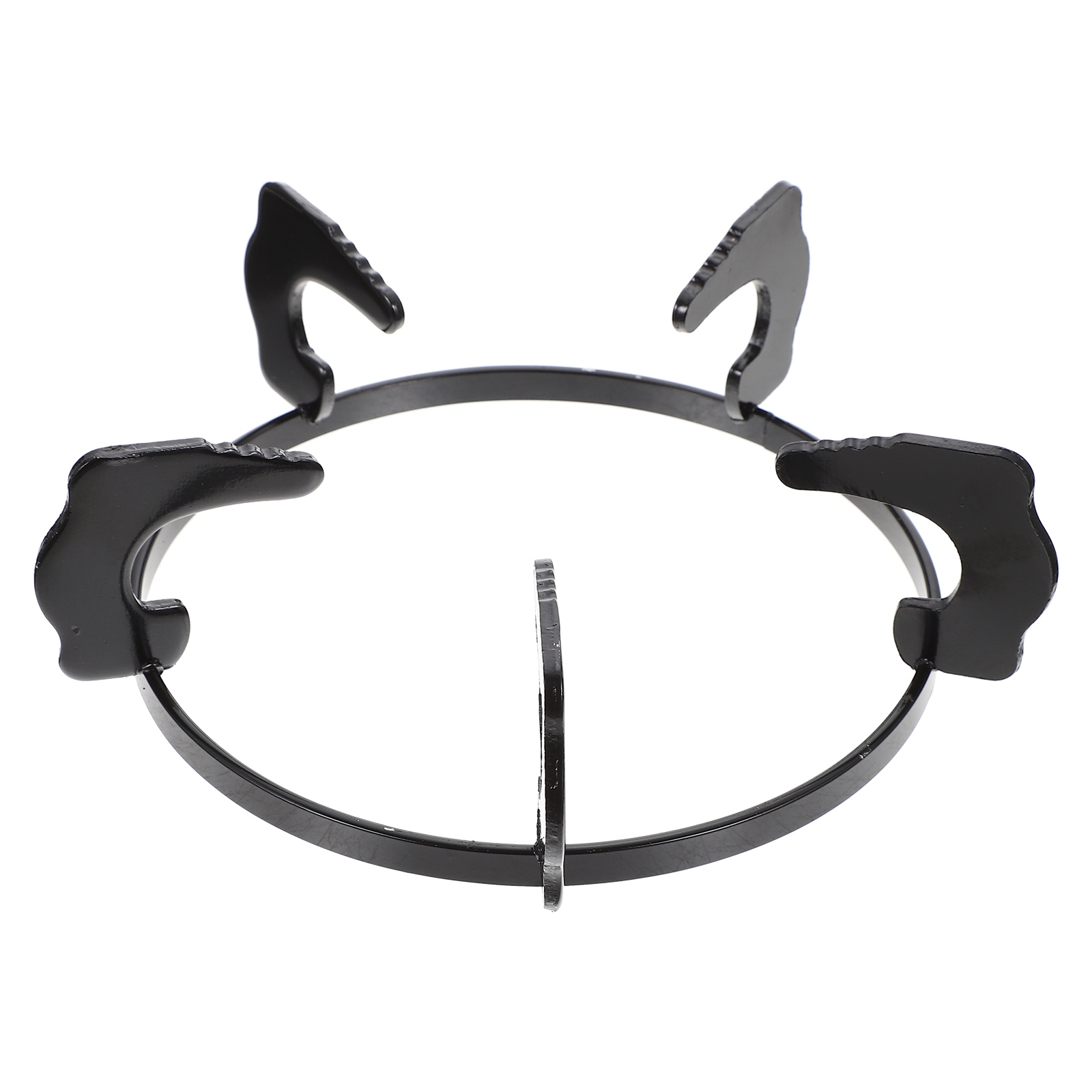 Gambar Wok Stove Rack Gas Ring Burner Support Pot Stand Iron Trivet Holder Rackssteel Range Casttrivets Stainless Cooker Round Steaming