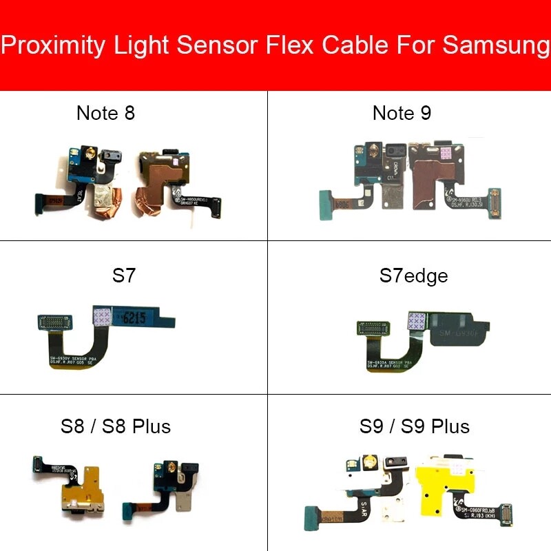 Cáp dẻo cảm biến ánh sáng tiệm cận thay thế cho samsung galaxy note 8 9 s7 edge s8 s9 plus