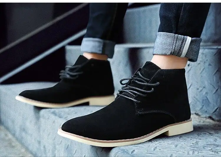 mens suede winter boots