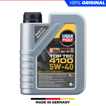 Liqui Moly TOP TEC 4100 5W40 Fully Synthetic Engine Oil 5W-40 4L Thinkingifts