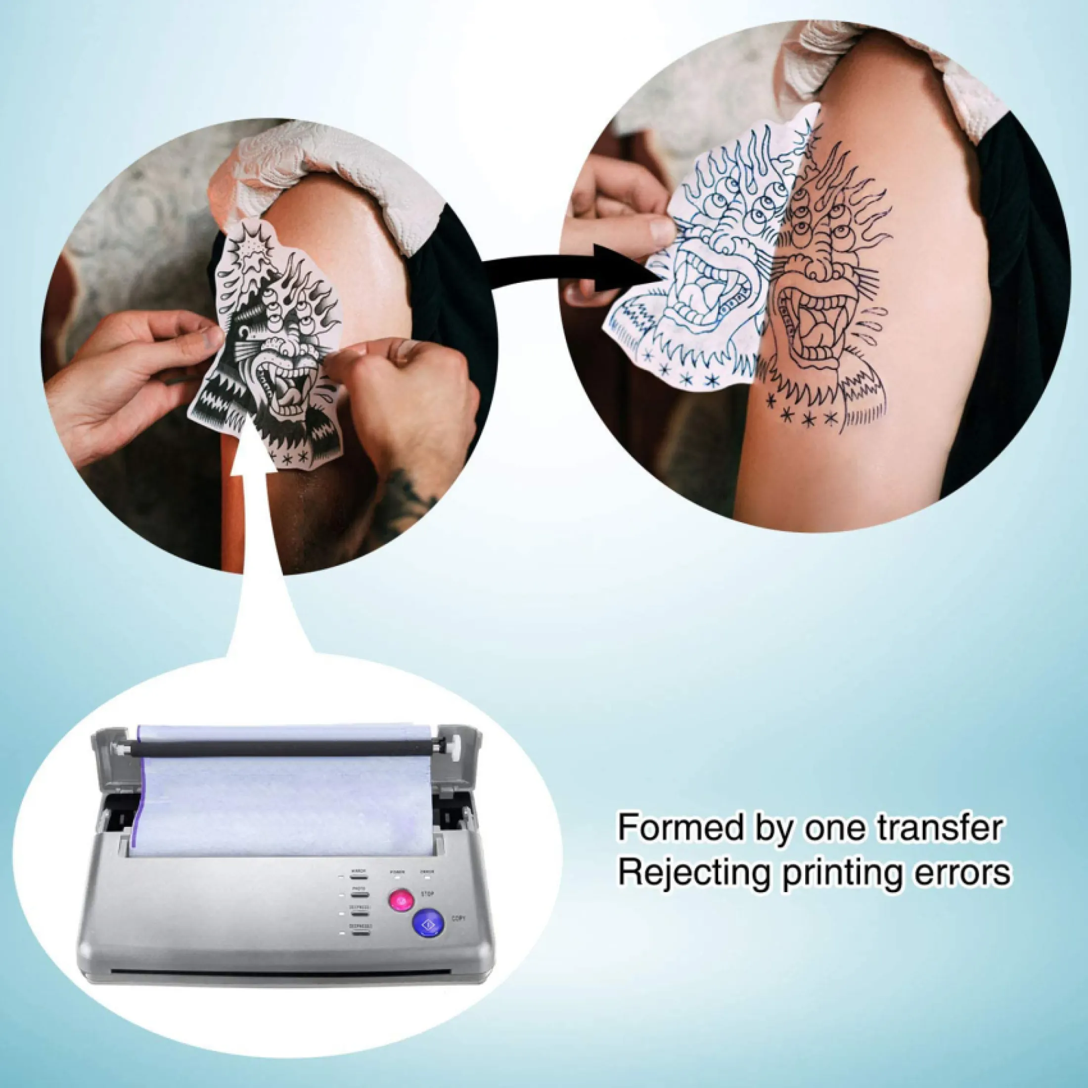 tattoo stencil copy machine