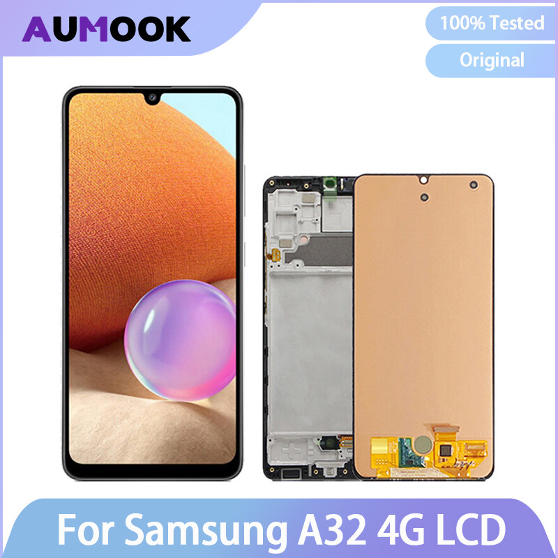 Super amoled cho samsung galaxy a32 4g màn hình lcd cho samsung samsung a325 a325f sm-a325f/ds màn hình lcd khung màn hình số cảm ứng