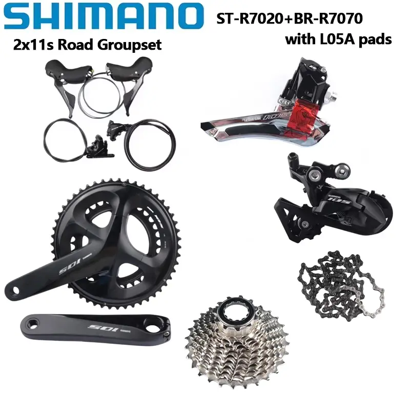 Shimano 105 R7000 2X11 Speed Road Bike Groupset With Hydraulic