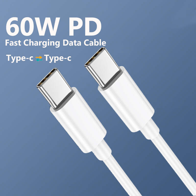 Pd 60w usb c để loại usb-c cáp sạc nhanh dữ liệu cáp cho huawei p30 samsung điện thoại xiaomi macbook pro ipad dòng dữ liệu phụ kiện sạc nhanh