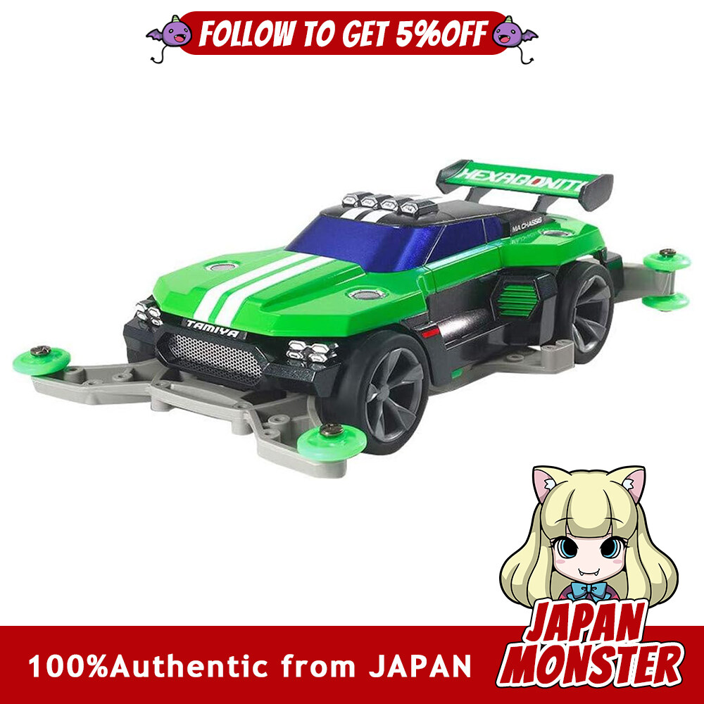 Tamiya Mini 4WD PRO Series Hexagonite MA Chassis 18653 Racer, Modified, Chassis, Enhanced, 4WD, Motorized, Lightweight,Professional [Authentic] [Ships from Japan] [Free Shipping]