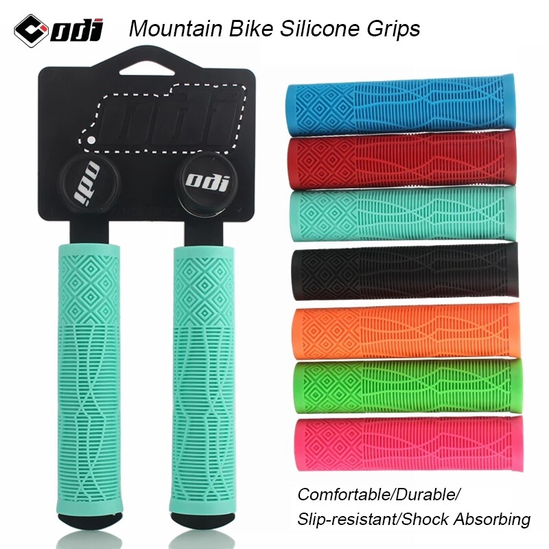 Odi tay nắm bằng silicon tay nắm xe đạp leo núi xe đạp địa hình xuống dốc chống trượt giảm sốc xc/am phụ kiện xe đạp