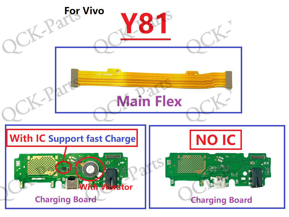 Main motherboard Flex For Vivo Y81 Y81i Y81A Original/Copy USB