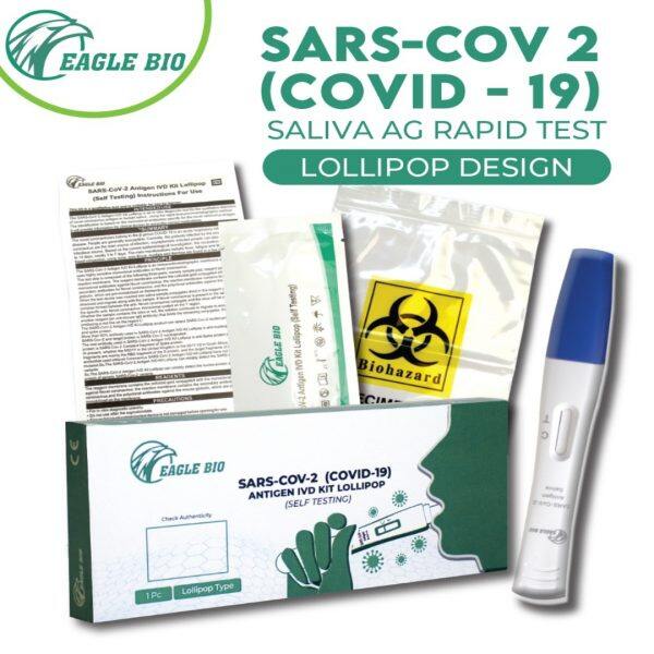 Eagle Bio Covid-19 Saliva Test Kit (Lollipop Type) 1 test (Suitable for kids and elderly) | Lazada