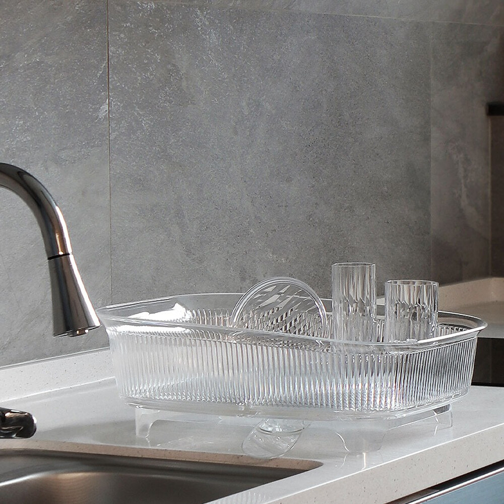 Nineware Crysta Dish Drying Rack Cutlery Set Kitchenware Storage Korea ราคา 6,216 บาท*ส่งฟรี
