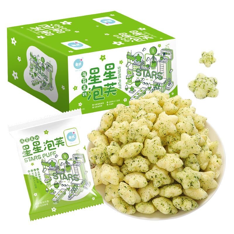 Nhát Sao canxi cao-Đồ Ăn nhẹ bổ dưỡng cho trẻ em, không chiên và dễ tiêu hóa