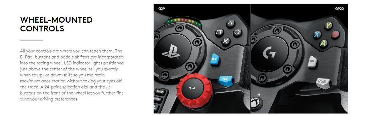 Logitech G29 Driving Force Racing Wheel for PlayStation & PC 19 e04c8ef0a8bd12d68d532ad7adc054b3