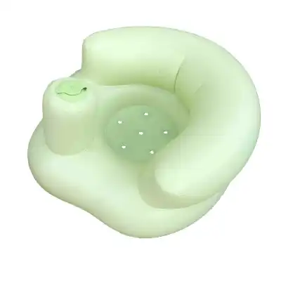 Baby Seat Inflatable Baby Sofa Chair Portable PVC Kids Sofa Safety Training Pushchair Learn Stool Pillow Cushion for Playing Bathing Beach Poolside (4)