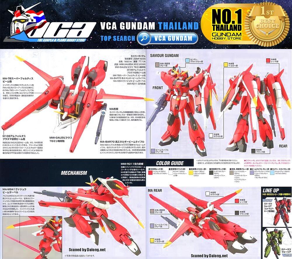 HG ZGMF-X23S SAVIOUR GUNDAM เซเวียร์ กันดั้ม