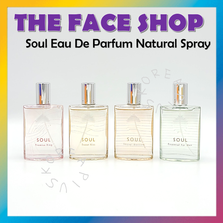 Nhẫn hứa hẹn xịt nước hoa tự nhiên soul eau de parfum & nụ hôn ngọt ngào & thiết yếu cho nam giới & secret blossom 30ml