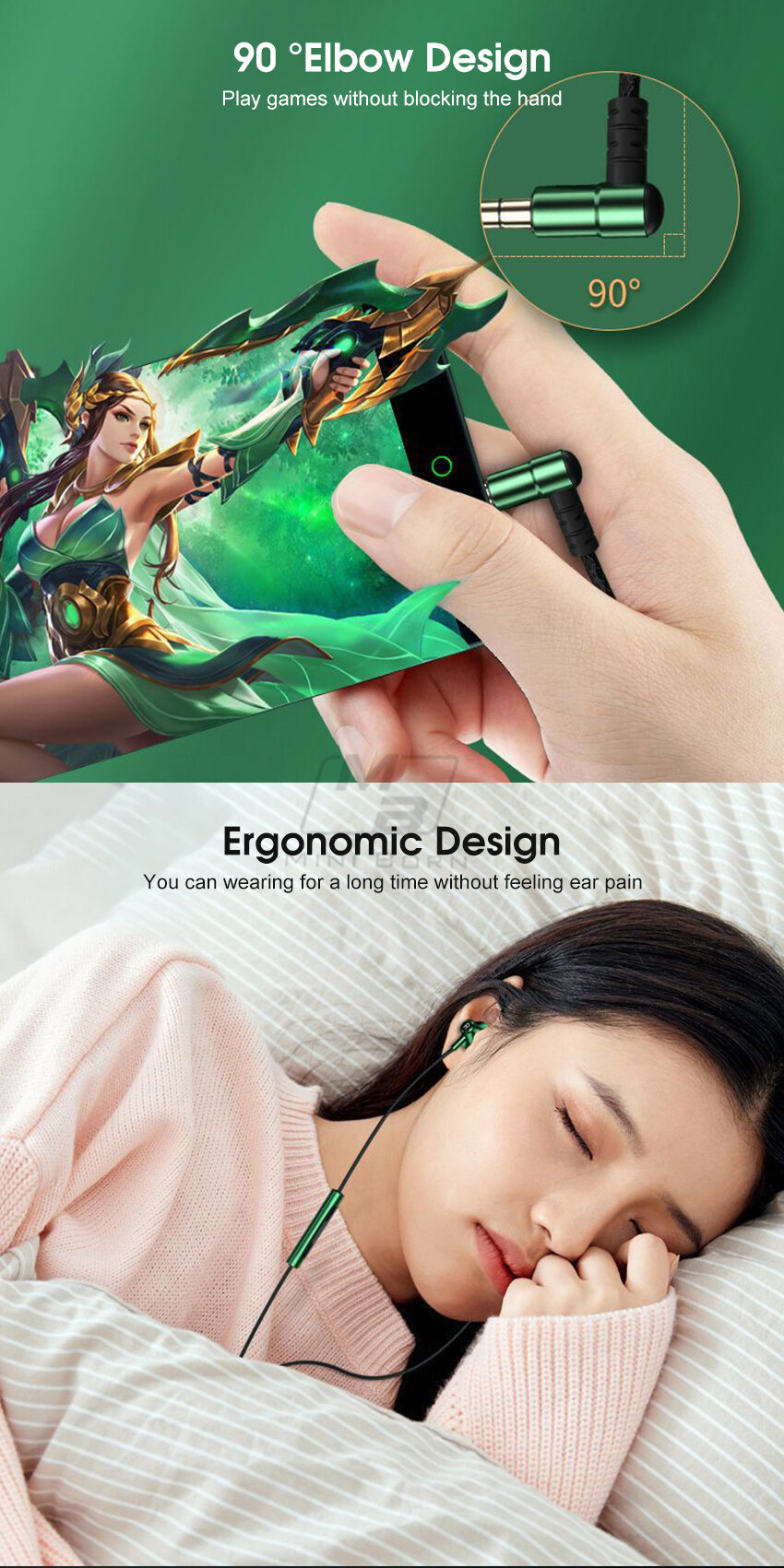 2024 kõrvasisesed kõrvaklapid, juhtmega kõrvaklapid, HIFI kõrvaklapid, stereo kõrvaklapid, mürasummutavad peakomplektid, 90° küünarnukk, tugev bass, kõrvavalu mitteomavad kõrvaklapid_voghion.com