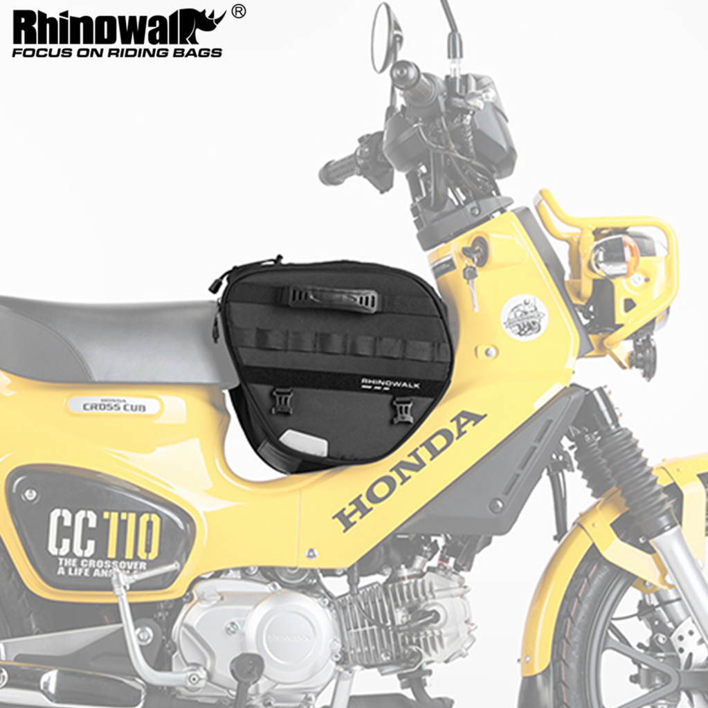  Rhinowalk Xe Máy Đường Hầm Túi Cho Xe Tay Ga Underbone Cho Honda CC110 Xe Máy 15L Đa Chức Năng Đuôi Xe Máy Túi treo yên xe du lịch ngoài trời Túi Công Sở Túi đeo vai phụ kiện xe máy 