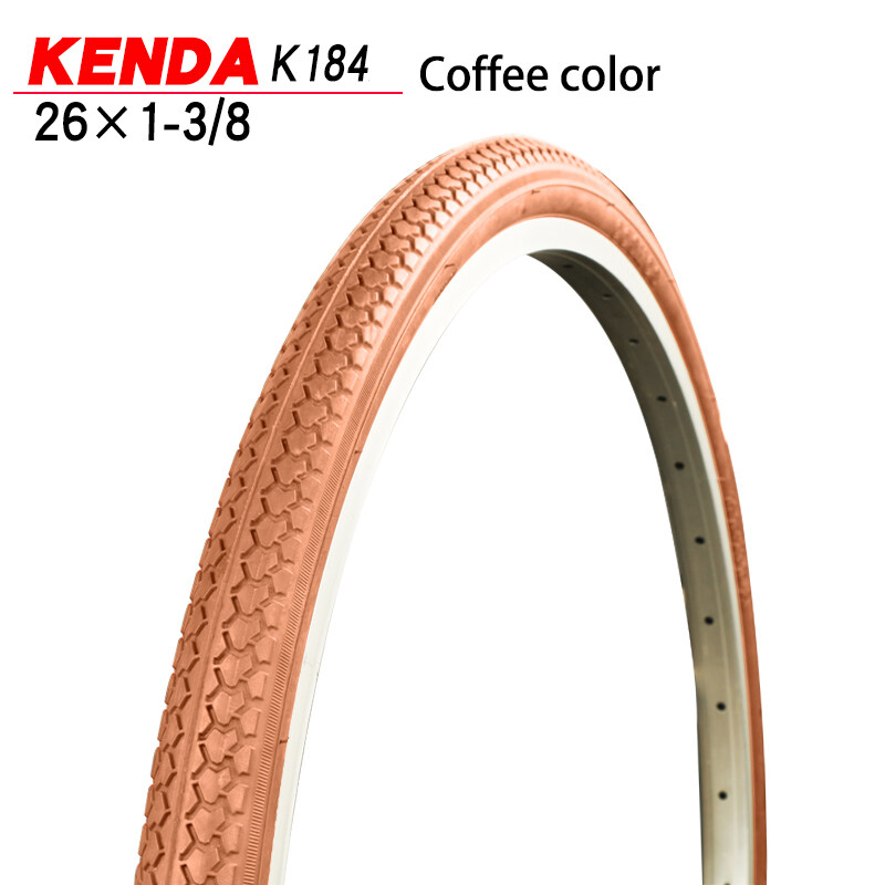 【Legit】KENDA tire bicycle tire 26*1-3/8 vintage bicycle tire brown tire K184
