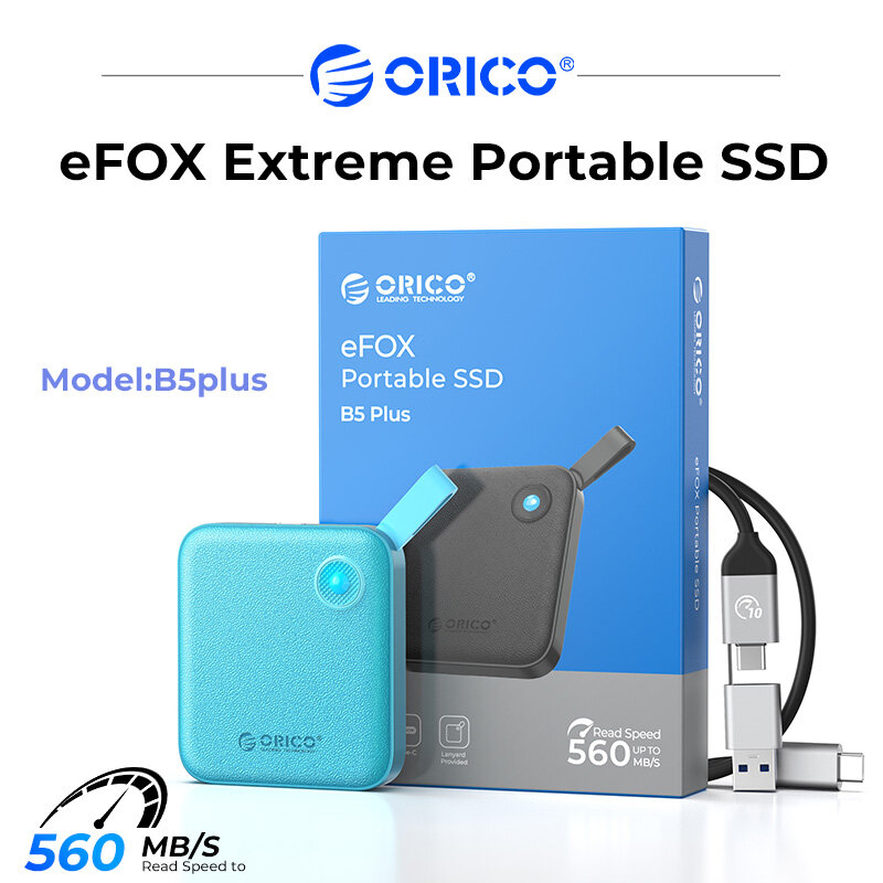 ORICO 500 MB/giây efox cực xách tay SSD 128GB/256GB/1TB/2TB/4TB ổ cứng lưu trữ thể rắn bên ngoài 3D NAND cho máy tính xách tay/Máy tính để bàn