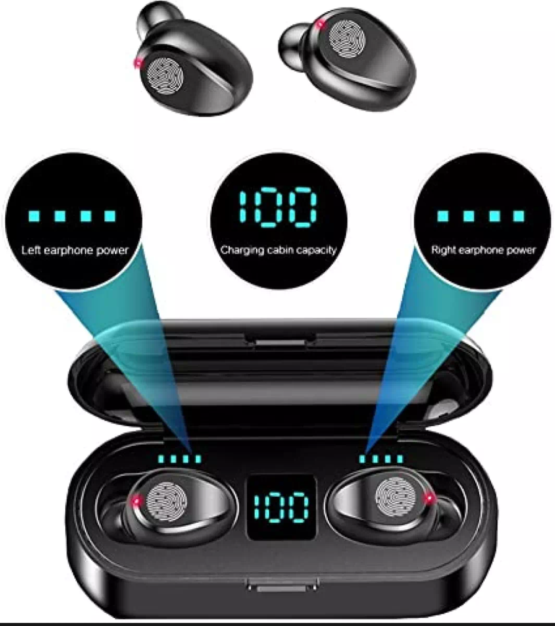 F9 Bluetooth Earphone V5.0 TWS Wireless Earphone LED Display Sports Wireless  Headset With Microphone: Buy Online at Best Prices in Bangladesh |  Daraz.com.bd
