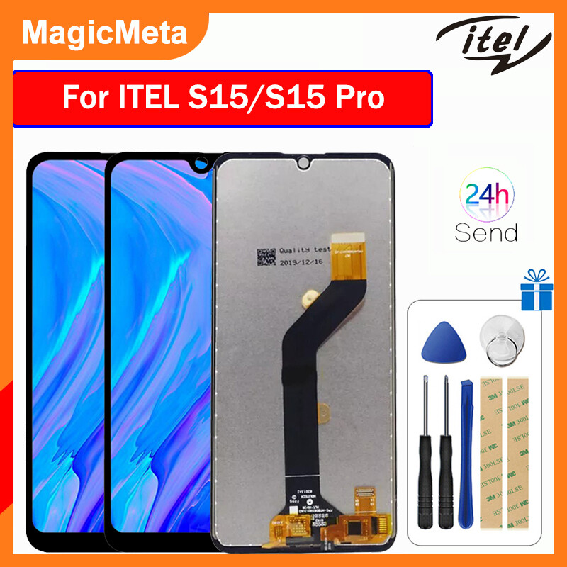 Magicmeta LCD chính hãng cho Itel S15/S15 Pro màn hình LCD Bộ linh kiện số của màn hình cảm ứng thay thế cho Itel S15 S15 Pro màn hình hiển thị