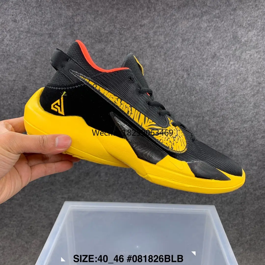 yellow giannis shoes