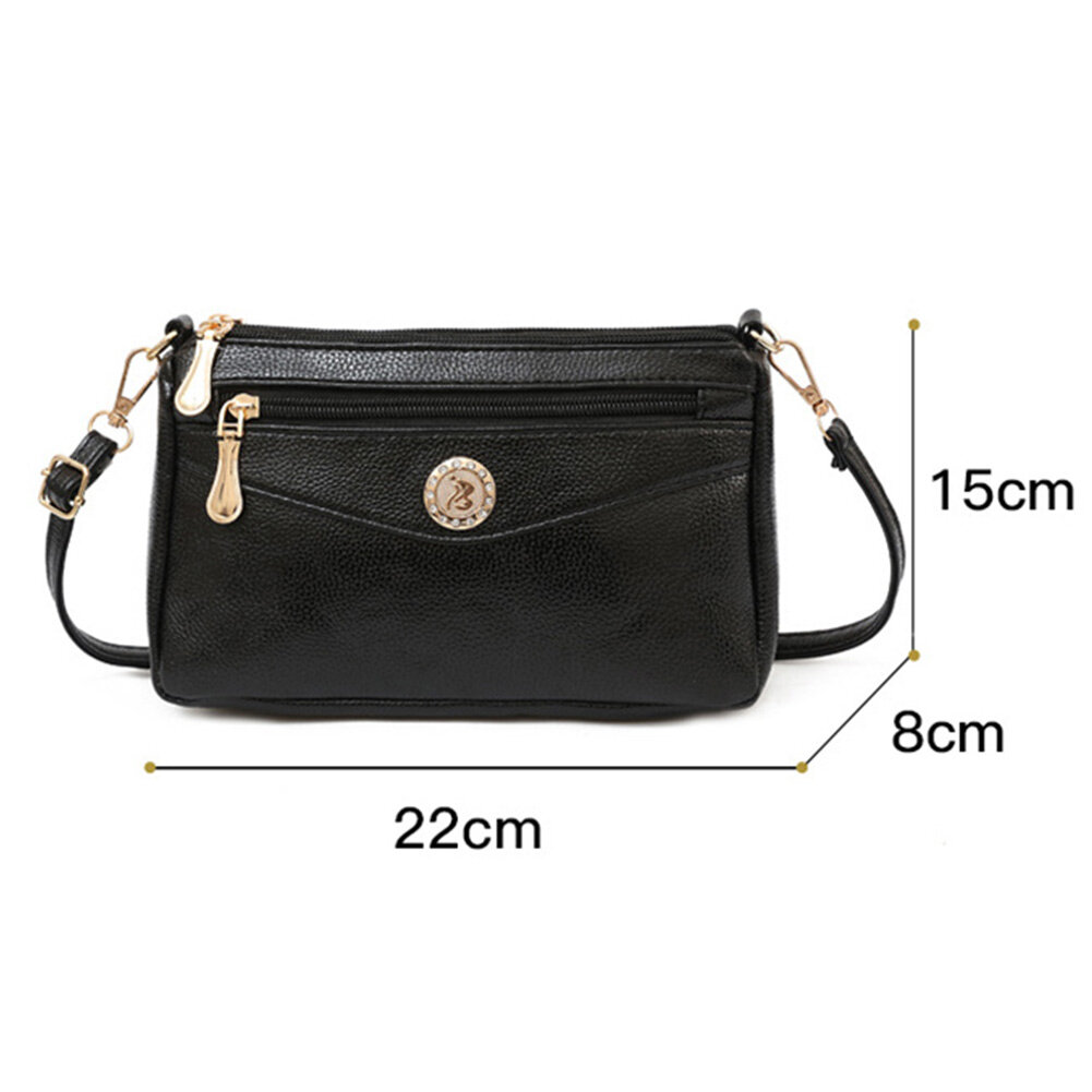 Túi Đựng Điện Thoại Di Động Kéo Đôi Cho Nữ, Ví Đựng Tiền Xu