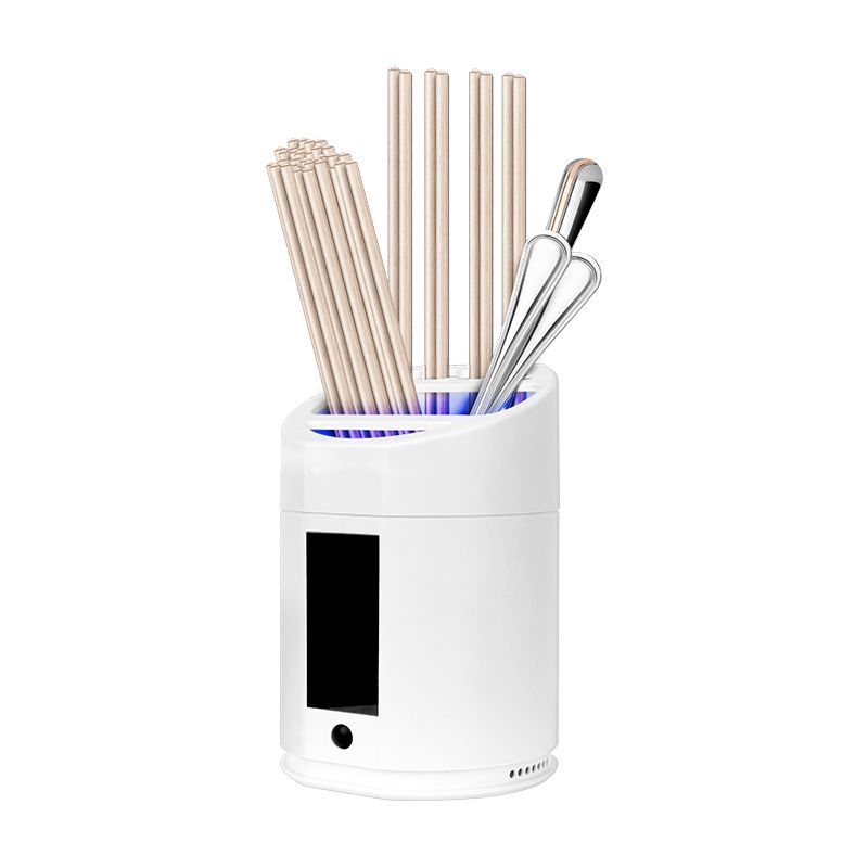 Gambar Disinfection machine automatic intelligent chopsticks hanging small household kitchen fork spoon drop uv disinfection sterilization tube