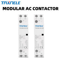 Din Rail Household Modular AC Contactor 220v Single Phase 2P 2no 2nc 1no 1nc 25A 20A 16A for Smart Home House Hotel