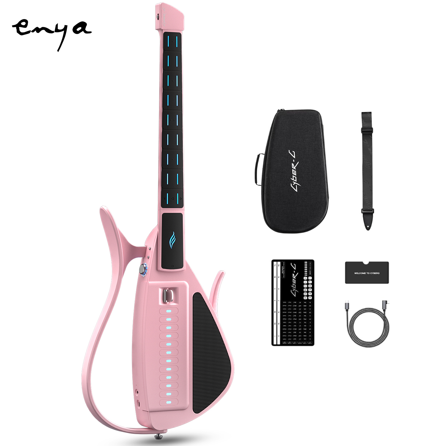 Liberlive C1 Stringless Foldable Smart Travel Guitar With Bag 